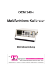 OCM140-i Handbuch mit detaillierten