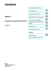 SIMATIC Programmiergerät PG 740 PIII Handbuch