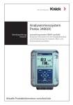 Betriebsanleitung Analysenmesssystem Protos 3400(X) | Knick