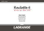 Raclette 6 Vitro'Grill