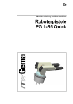 Roboterpistole PG 1-R5 Quick - Ersatzteilliste