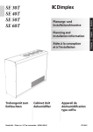 Truhengerät zum Entfeuchten SE 30T SE 40T SE 50T SE 60T