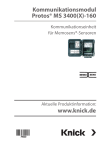 Kommunikationsmodul Protos® MS 3400(X)-160