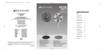 Double Blade Stand Fan