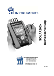 SOLAR300N Betriebsanleitung