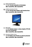 17”/19” TFT/LCD-Farbmonitor mit Schutzglas VMC-17LCD