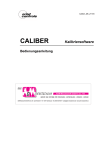 Caliber Handbuch - ADM Messtechnik