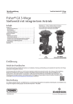 Fisher GX 3-Wege Stellventil mit integriertem Antrieb