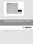 AMAX panel 4000 IH - Bosch Security Systems