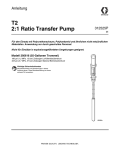 312525P - T2 2:1 Ratio Transfer Pump, German