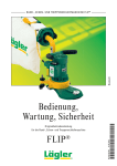 FLIP® Bedienung, Wartung, Sicherheit