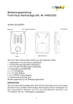 Bedienungsanleitung Funk-Haus Alarmanlage (Art.