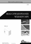 WÄRMEPUMPE BRAUCHWARMWASSER - Alpha