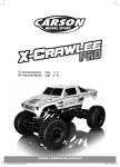 Anleitung CARSON X-Crawlee PRO - Planet-RC