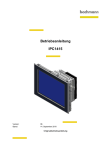 Betriebsanleitung IPC1415