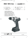 MAS 180 Li-Ion - Meister Werkzeuge