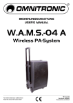 Wireless PA-System