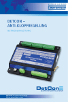 DETCON – ANTI-KLOPFREGELUNG