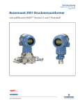 Rosemount 2051 Druckmessumformer mit wählbarem HART