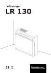 Luftreiniger Bedienungsanleitung für Comedes LR 130