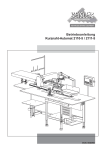 Betriebsanleitung Kurznaht-Automat 2110-5 / 2111-5