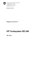 HF Funksystem SE-240