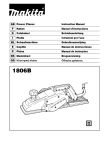 GB Power Planer Instruction Manual F Rabot - MHD