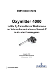 Oxymitter 4000 - Emerson Process Management
