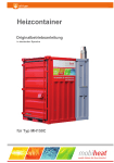 mobiheat Bedienungsanleitung Heizcontainer MH150C