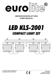 USER MANUAL LED KLS-2001 Compact Light Set