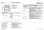 PRODUKTANGABENBLATT