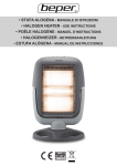 • HALOGEN HEATER - USE INSTRUCTIONS