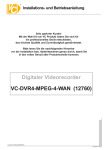 Digitaler Videorecorder VC-DVR4-MPEG-4
