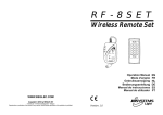 RF-8SET - user manual - V1,0