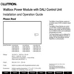 041419 Wallbox Power Module with DALI Control Unit