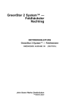 GreenStar 2 System™ — Feldhäcksler Nachtrag