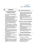 JS-Technik iS5: Bedienungsanleitung deutsch