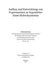 Aufbau und Entwicklung von Experimenten an Supraleiter