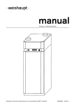 Montage- und Betriebsanleitung Weishaupt Trinkwasser