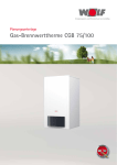 Gas-Brennwerttherme CGB 75/100