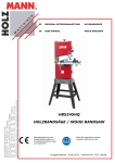HBS245HQ HOLZBANDSÄGE / WOOD BANDSAW