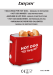 • MACCHINA PER HOT DOG - MANUALE DI ISTRUZIONI