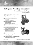 Safety and Operating instructions