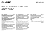 MX-1810U Operation-Manual Start-Guide GB DE FR ES CZ