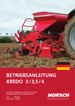 BETRIEBSANLEITUNG KREDO 3/3,5/4