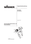 Anleitung mit Ersatzteilliste Wagner GM 4700 AC