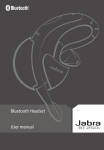 Bluetooth Headset User manual