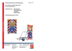 Betriebsanleitung Leuchtpfeilanlage für Fahrbare