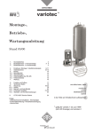 Bedienungsanleitung: variotec - Service