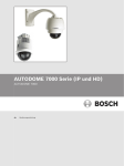 AUTODOME 7000 Serie (IP und HD)